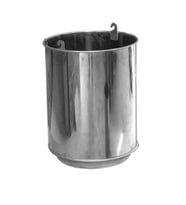 ÇELİK SOBA KOVASI 38X29CM 0,60MM ALTTAN DELİKLİ