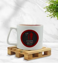 BK Gift Kişiye Özel Öğretmenler Günü Middle Beyaz Kupa Bardak- 11, Öğretmene Hediye, Öğretmenler Günü