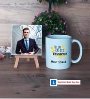 En İyi Eczacı Fotoğraflı Dekoratif Taş, Kupa Bardak Beyaz Hediye (Model 1)