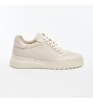Günlük Hakiki Deri Comfort Taban Erkek Sneaker (Bej)