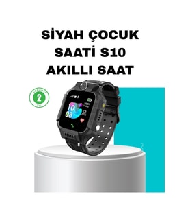 Siyah Akıllı Çocuk Saati, Konum Takip ve Güvenlik Özellikleri