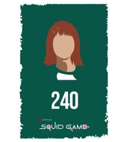 Hbb Squid Game Tasarım Ahşap Tablo