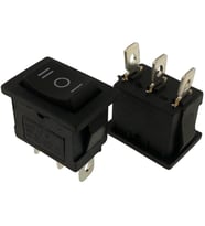 MİNİ IŞIKSIZ 3 KONUMLU ON-OFF-ON YÜKSELTİCİ ANAHTARI (IC-123A)