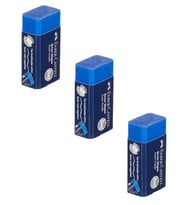 Faber Castel Sınav Silgisi Mavi Exam Eraser 3 lü 187170