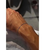 925 Ayar Gümüş Old Money 2 Mm Gurmet Bileklik