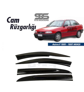 Cam Rüzgarlığı Opel Astra F 1991-1997 Arası Mügen Tip Piano Black