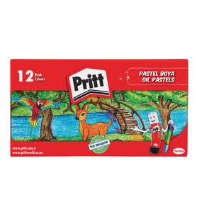 PRİTT 12 RENK KARTON KUTU PASTEL BOYA