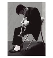 Chet Baker Melankolik Trompet Tablo Ahşap Poster Dekoratif