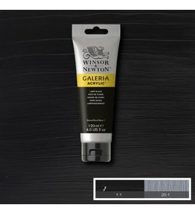 Winsor & Newton Galeria Akrilik Boya 120 ml. 337 Lamp Black 