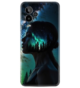 24 Pro Kılıf HD Resim Baskılı Woman in Tree StKd -004