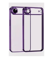 İphone 17 Air Razer Lensli Silikon - Açık Mor
