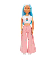 K-Pop Clara Super Cool Bebek 80 cm Dev Boy Renkli Saçlı Tarz Oyuncak Bebek
