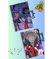 Kakegurui anime defter seti 2 adet A4 boyutu 21*30 çizgili + kareli 60 syf