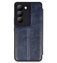 V30 Lite 4G Kılıf Flip Cover - Lacivert