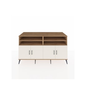 Kronos Konsol 6 Raflı 4 Kapaklı 176x59x99 Çam-Aytaşı