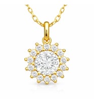 Gümüş Gold Minimal Yuvarlak Anturaj Kadın Kolye