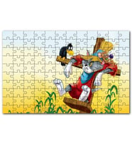 Cakapuzzle Tom ve Jerry Fare Sorunu Puzzle Yapboz MDF (Ahşap) (120 Parça)