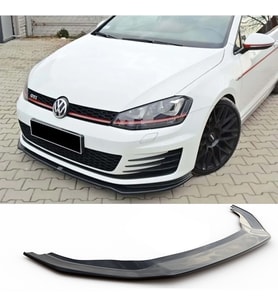 Vw Golf 7.5 Gtı Tampon Ön Lip Parlak Siyah Plastik Ön Ek Karlık 2017 2018 2019 2020 2021 karlık+bodykit+ek