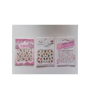 Tırnak Süsleme Sticker 3 Kartela Birden Model4