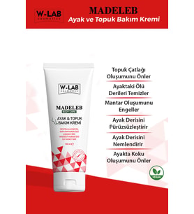 W-Lab Kozmetik Ayak ve Topuk Bakım Kremi 100 ML
