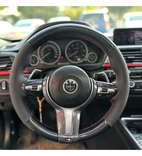 BMW F30 F80 F82 M3 M2 M4 M5 M6 F10 F12 F32 335i 328i 340i 435i 535i Araca Özel Direksiyon Kılıfı