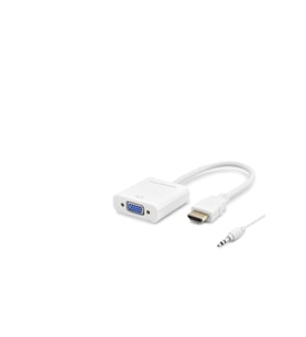 Hdmı To Vga F Çevirici 1080P + Audıo Beyaz HDX2019 TG-V 9122