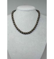 Pirit Taşı Kolye 8mm (Klipsli)