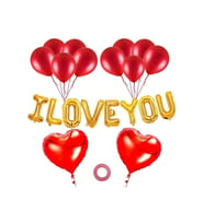 ÇITIPITISTORE I LOVE YOU LÜKS BALON SET