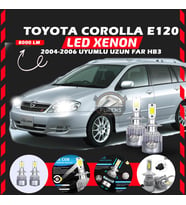Toyota Corolla E120 2004-2006 Uzun Far Uyumlu Şimşek Etkili Led Xenon Performance Series HB3