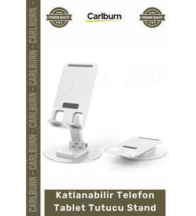 Özel Üretim 360 Derece Döner Mekanizma Portatif Kaymaz Katlanabilir Telefon Tablet Tutucu Stand