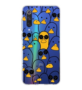 Xiaomi Mi 9 Se Uyumlu Kapak Duck Tasarımlı Şeffaf Silikon Kılıf