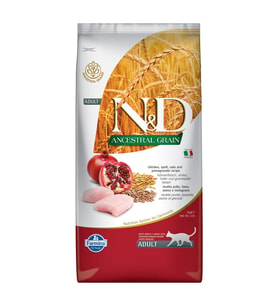 N & D Düşük Tahilli Tavuklu Ve Narlı Yetişkin Kedi Maması 5 Kg