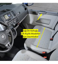 VW Transporter T6 2010-2015 Sağ Ön Kapı İç Çekme Kolu Sağ Çift Koltuk