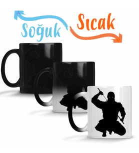 Ninja Sihirli Kupa Bardak Porselen