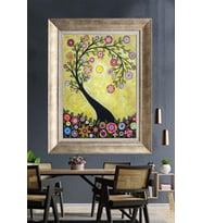 GÜMÜŞ ÇERÇEVELİ PASPARTULU TABLO C222