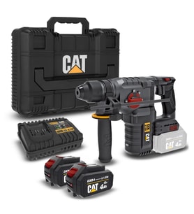 CAT DX2150 18Volt/4.0Ah 2.8J Li-ion Çift Akülü Kömürsüz Profesyonel SDS-Plus Kırıcı/Delici