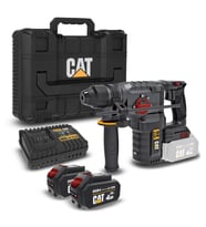 CAT DX2150 18Volt/4.0Ah 2.8J Li-ion Çift Akülü Kömürsüz Profesyonel SDS-Plus Kırıcı/Delici