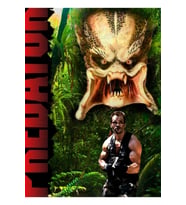 Predator Tablo Ahşap Poster Dekoratif