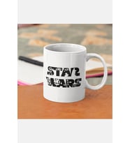 Star Wars Yazılı Kupa Bardak  (Beyaz)