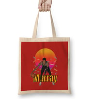 Dejounte Murray Vintage Art - Legend Basketball Gift Bez Çanta Uzun Saplı