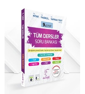 Karekök Yayınları 9. Sınıf Tüm Dersler Soru Bankası Yeni