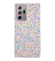 Samsung Galaxy Note 20 Ultra Kamera Korumalı Kapak Hello Kitty Tasarımlı  Şeffaf Kılıf