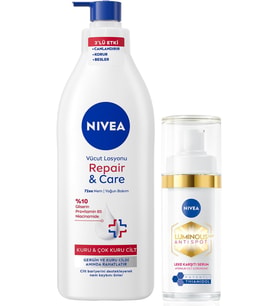 Repair&Care Nemlendirici Vücut Losyonu 400Ml Luminous630 Karşıtı Cilt Serumu 30Ml