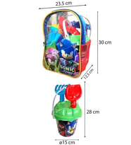 Kova Set Sırt Çantalı 8 Parça Pj Masks Plaj Deniz Kum Kovası  Seti Pijamaskeliler Lisanslı Oyuncak