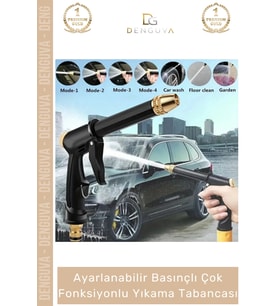 #YıkamaTabancası Profesyonel Ayarlanabilir Basınçlı Bahçe Sulama Güçlü Fonksiyonlu Araba Yıkama Taba