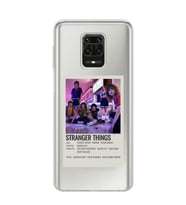 Redmi Note 9 Pro/Note 9S Uyumlu Stranger Things Minimalist Poster Desenli Şeffaf Telefon Kılıfı