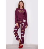 Arnetta 2169 Grateful Kadın Uzun Kol Pijama Takım