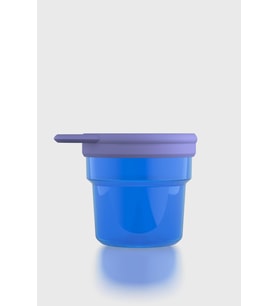 Renga Nest Kids 250 ml Silikon Kapaklı PP Atıştırma Kabı 222058 Turuncu-Pembe