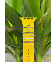 Apple Watch Uyumlu Kordon Aksesuarı Charm Set E Harfi