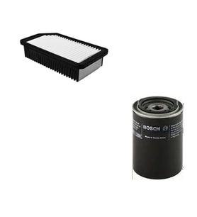 Bosch Filtre Bakım Seti Hyundai i20 1.2 MPI 78 Beygir 2009-2010 Benzinli Hava + Yağ filtre